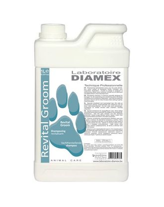 Diamex Revital Groom - szampon odbudowujący do zniszczonej sierści, koncentrat 1:8 - 1L