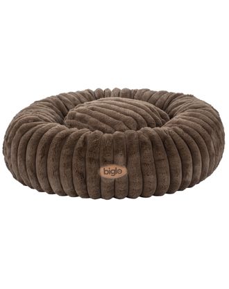 Biglo Cobe Donut Dark Brown - mięciutkie, puszyste i antystresowe legowisko dla psa, ciemny brąz