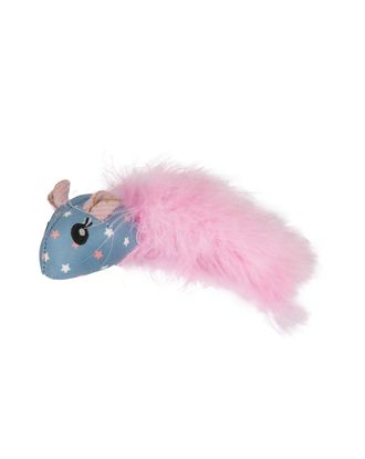Flamingo Cat Winny Mouse 14cm - mysz zabawka dla kota, z piórkiem boa i kocimiętką, szeleszcząca