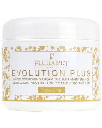 FluidoPet Evolution Plus Mask - ekskluzywna, profesjonalna, głęboko odżywcza i nawilżająca maseczka dla ras długowłosych z kwasem hialuronowym, keratyną, olejkiem macadamia i masłem shea - 500ml