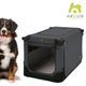 Maelson Soft Dog Kennel - wysokiej jakości materiałowy transporter dla psa, antracytowy
