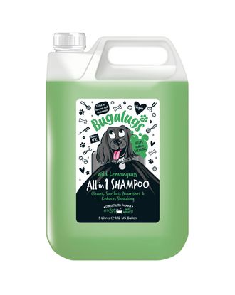 Bugalugs All in 1 Shampoo - szampon z odżywką dla psa, zmniejszający wypadanie sierści, koncentrat 1:10 - 5L