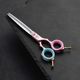 Blovi Teddy Line Pink Asian Style Thinning 42T 6,5" - ultralekkie degażówki groomerskie, aluminiowa rękojeść