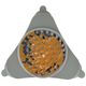 Bugalugs Triangle Lick Pad for Dogs & Cats - mała mata do lizania dla psa i kota, trójkątna