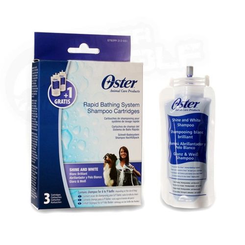 Oster Shine&White Shampoo - zestaw 3 wkładów do systemu szybkiej kąpieli