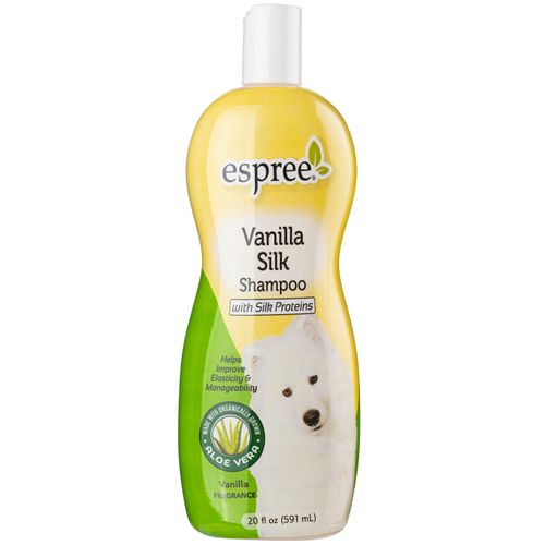Espree Vanilla Silk Shampoo - szampon wzmacniający i ułatwiający układanie sierści, koncentrat 1:16