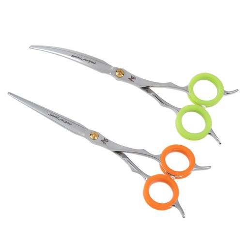 P&W Asian Style Set Scissors (Curved & Straight) 6,5