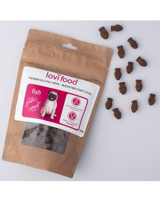 Lovi Food Fish 100g - treserki dla psa i kota, z rybami 