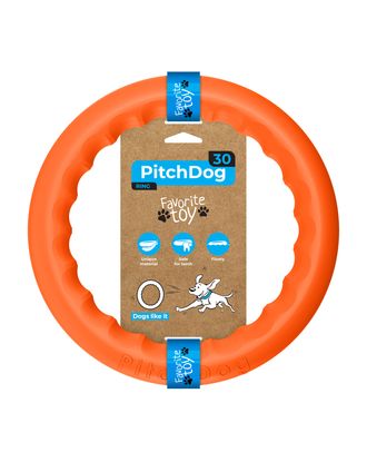 PitchDog Ring 28cm - ringo dla dużego psa, delikatne dla zębów