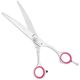 Geib Entree Curved Scissors - wysokiej jakości nożyczki groomerskie gięte, z japońskiej stali