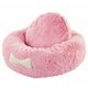 Biglo Plush Donut Pink - mięciutkie, puszyste i antystresowe legowisko dla psa, pudrowy róż