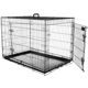 Flamingo Ebo Black - metalowa klatka dla psa,  XL: 70x109x77cm