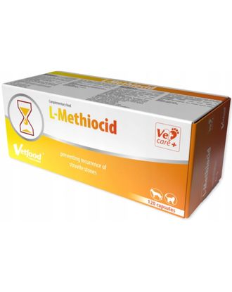 Vetfood L-Methiocid - preparat wspomagający układ moczowy, dla psa i kota - 120tab.