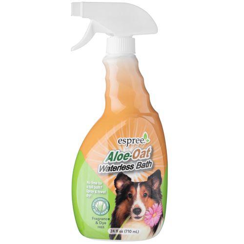 Espree Natural Aloe-Oat Waterless Bath 710ml - szampon na sucho z lawendą i rumiankiem do usuwania brudu i brzydkich zapachów