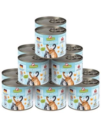 GranataPet DeliCatessen Salmon & Turkey - bezzbożowa mokra karma dla kota, łosoś i indyk - 12x 200g