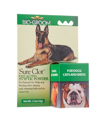 Bio-Groom Sure Clot - zasypka do tamowania krwawienia dla psa i kota