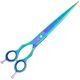 Geib Entree Blue Titan Left Scissors 8" - wysokiej jakości nożyczki z jednostronnym mikroszlifem i tytanową powłoką, leworęczne