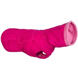 Hurtta Razzle-Dazzle Midlayer jas voor honden, verstelbaar, omkeerbaar, Pull On, te gebruiken onder regenjassen en winterjassen - BlackBerry/grijs-groen 60 cm