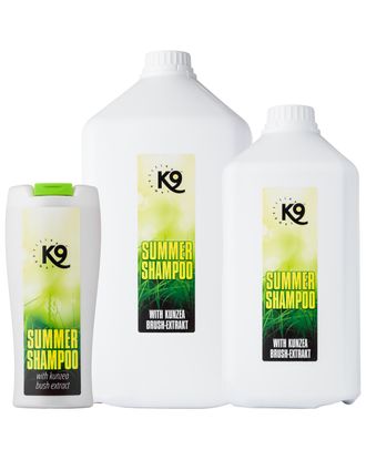 K9 Summer Shampoo - szampon łagodzący podrażnienia skóry i odstraszający owady, dla psów i koni 