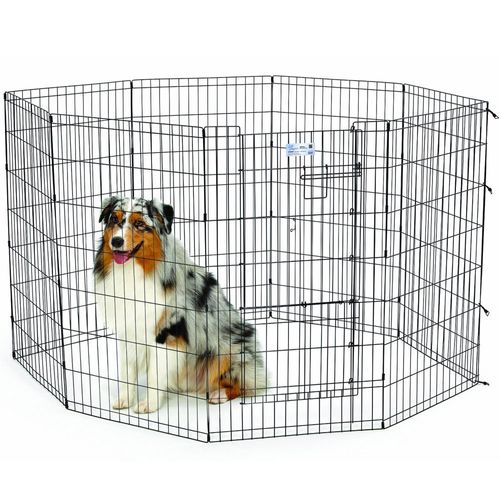 MidWest Life Stages Exercise Pen - kojec metalowy dla psa 61x107cm z dzielonymi drzwiczkami