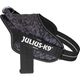 Julius-K9 Power & More Harness Night Camo - szelki dla psa z adaptacyjnym pierścieniem do smyczy, czarne moro