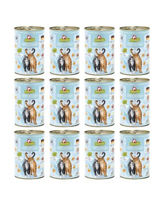 GranataPet DeliCatessen Salmon &amp; Turkey - bezzbożowa mokra karma dla kota, łosoś i indyk - 12x 400g