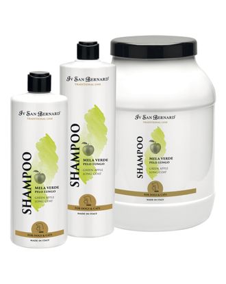 Iv San Bernard Mela Verde Green Apple Shampoo - szampon zielone jabłuszko dla ras długowłosych