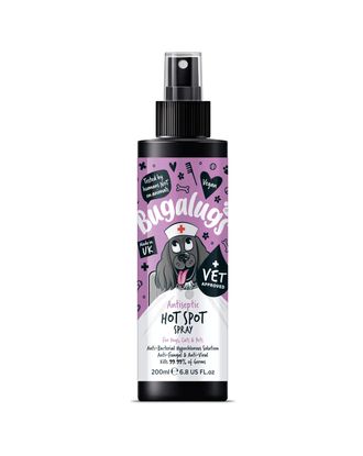 Bugalugs Antiseptic Hot Spot Spray 200ml - preparat na stany zapalne skóry psa i kota