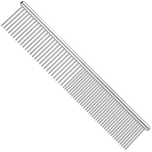 Blovi Basic Comb 19cm - metalowy grzebień dla psa, mieszany rozstaw pinów (50:50)