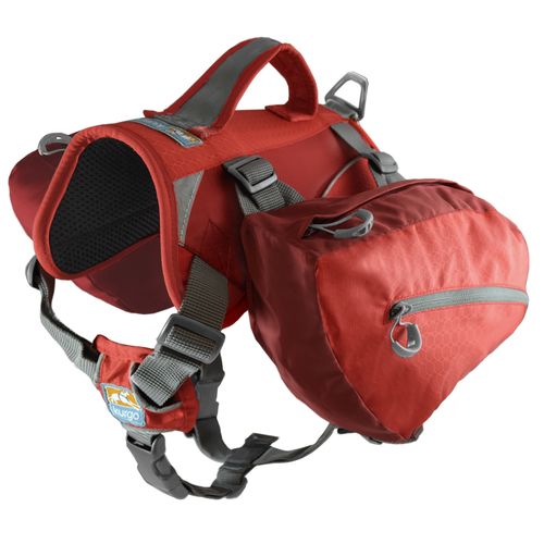 Kurgo Baxter Backpack 3,75L Red - sakwy dla średniego i dużego psa, czerwone