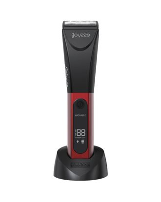 Joyzze Red Stinger 5-in-1 Clipper - 2 biegowa maszynka bezprzewodowa z regulowanym ostrzem i wyświetlaczem LCD
