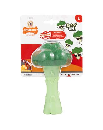 Nylabone Power Chew Broccoli - twardy gryzak dla psa, brokuł o zapachu sera z bekonem