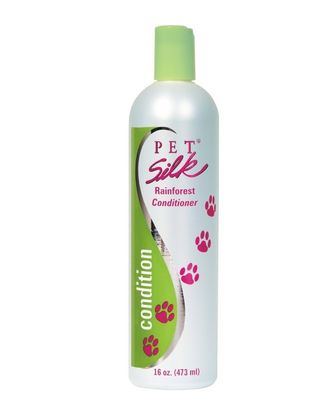 Pet Silk Rainforest Conditioner - nawilżająca odżywka z proteinami do każdego typu sierści, o tropikalnym zapachu, koncentrat 1:16 - 473ml