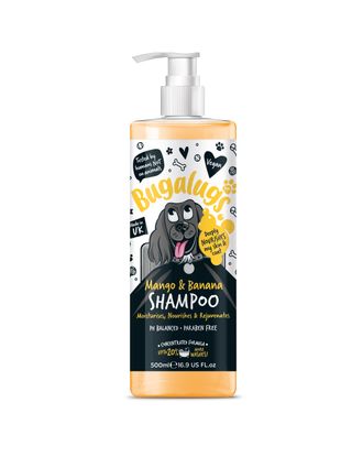 Bugalugs Mango & Banana Shampoo - odżywczo-regenerujący szampon dla psa, koncentrat 1:10 - 500ml