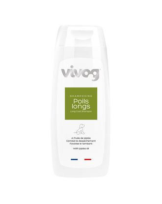 Vivog Poils Longs Shampoo - szampon dla psów długowłosych, z olejkiem jojoba - 200ml