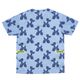 Artero Denver Smock Blue - niebieska bluza groomerska unisex, z rzepami w talii, wzór w balonowe pudle