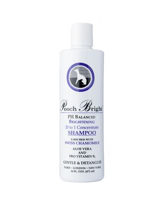Les Poochs Bright Shampoo - luksusowy szampon rozjaśniający dla psów, do białej i jasnej sierści, koncentrat 1:20 - 472ml