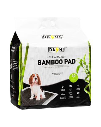 Dashi Bamboo Pad 60x80cm - antybakteryjne podkłady higieniczne z węglem aktywnym, dla psa - 30szt.
