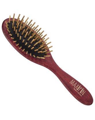 Maxi Pin Wood Brush Small - owalna szczotka z drewnianymi pinami 15mm, mała