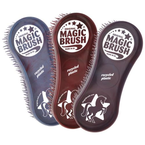 Magic Brush Wilberry recycled Brush - twarda szczotka do czyszczenia psów i koni