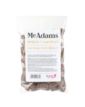 McAdams Medium/Large Breed Free Range Chicken 100g - wypiekana karma dla średniego i dużego psa, kurczak z wolnego wybiegu - próbka