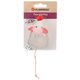 Flamingo Cat Lovu Mouse - zabawka z kocimiętką, mysz z grzywką i z dużym nosem