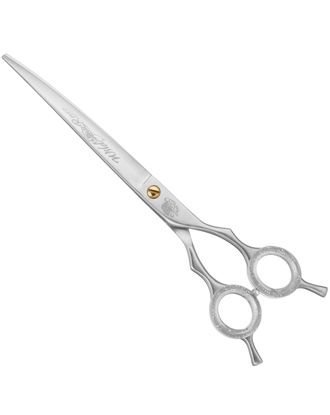 P&W Wild Rose Curved Scissors - nożyczki gięte z satynowym wykończeniem i jednostronnym mikroszlifem