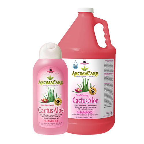 PPP AromaCare Cactus Aloe Shampoo 2in1 - nawilżający, kaktusowy szampon dla psa i odżywka w jednym, koncentrat 1:32 