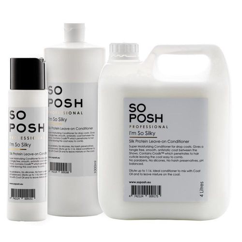 So Posh I'm So Silky Leave On Conditioner - nawilżająca odżywka bez spłukiwania, ułatwiająca rozczesywanie sierści, koncentrat 1:16