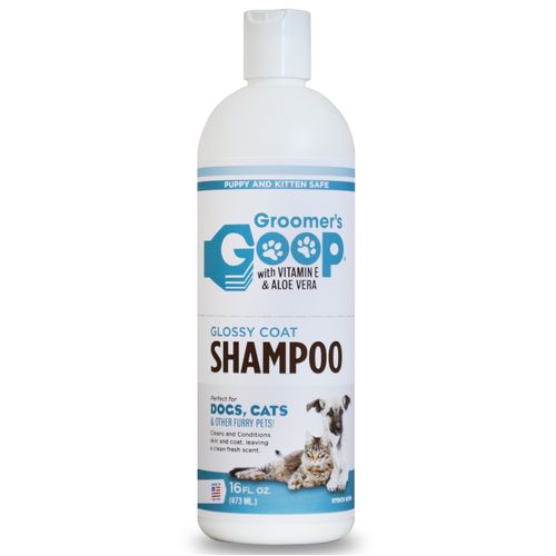 Groomer's Goop Glossy Coat Shampoo - głęboko oczyszczający szampon dla  psa i kota, do przetłuszczającej się sierści