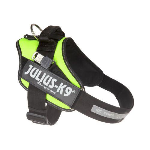 Julius K9 Guide Harness Neon - szelki dla psa przewodnika, neonowy żółty