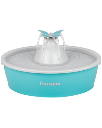 PetSafe Drinkwell Butterfly Pet Fountain 1,5L - fontanna dla kota i małego psa, z motylkiem