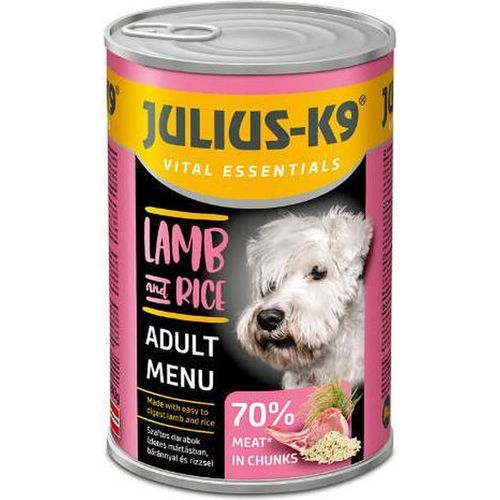 Julius-K9 Lamb & Rice 1240g - pełnoporcjowa mokra karma dla psa, jagnięcina z ryżem