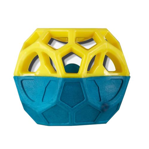 Nuzzle Puzzle Cube (8,5cm) - kostka na przysmaki dla psa, odbijająca się, pływająca, z piszczałką